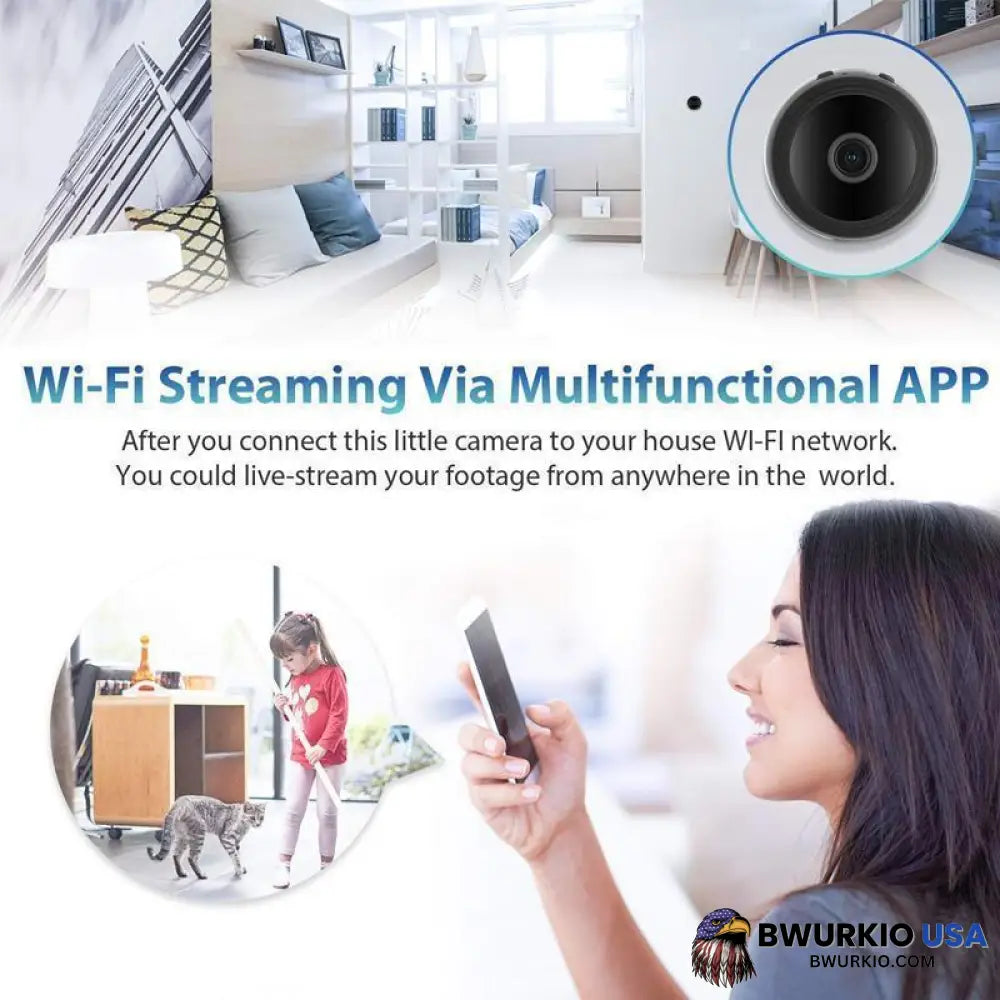 1080P Magnetic Wifi Mini Camera Smart Home