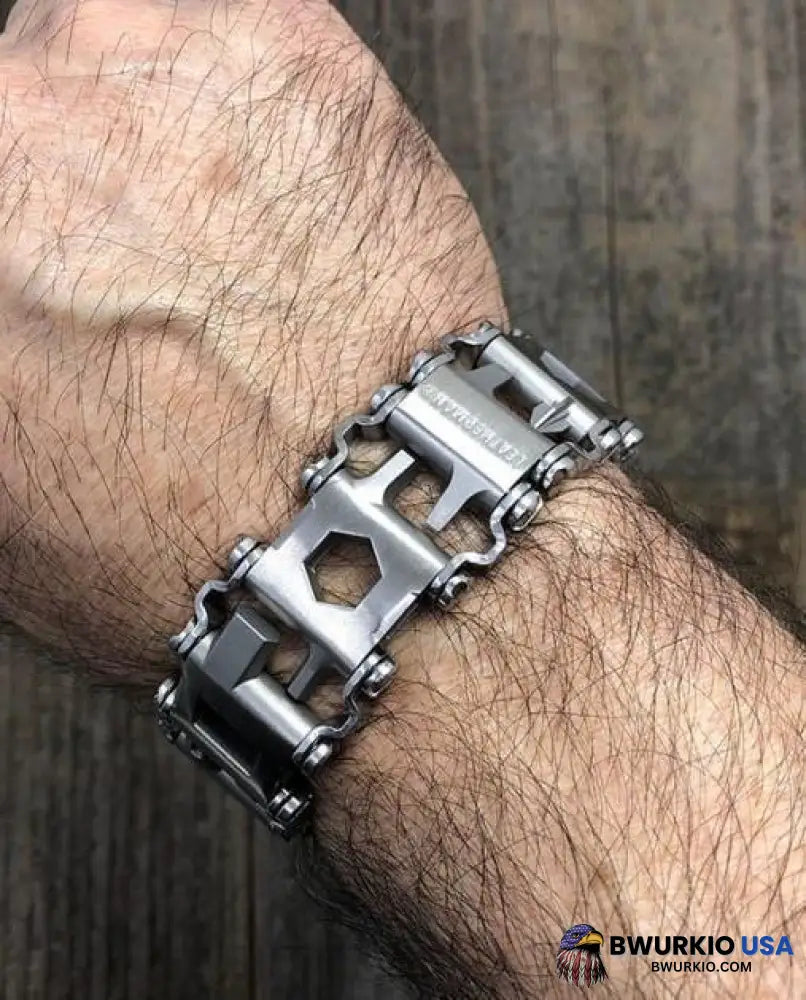 29 In 1 Multi-Tool Wearable Stainless Steel Bracelet