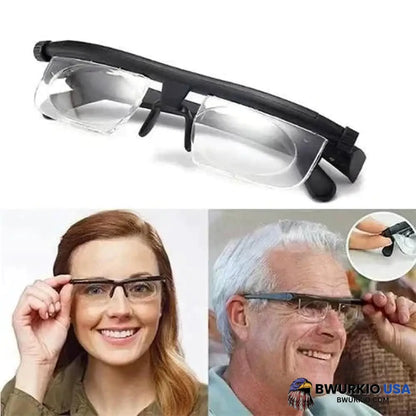 Adjustable Glasses Unisex Dial Vision Lens