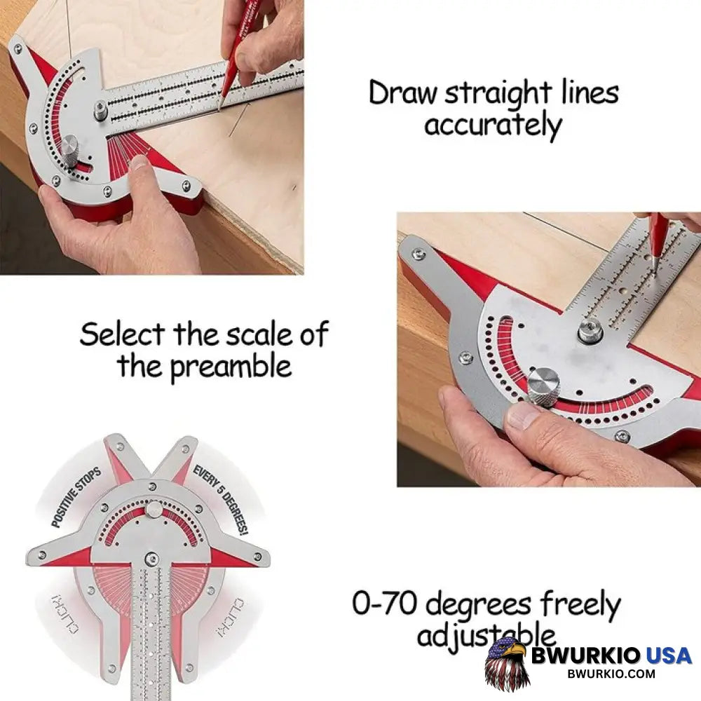 Adjustable Woodworkers Edge Rule