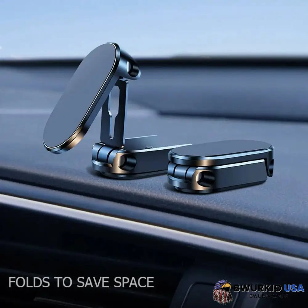 Alloy Folding Magnetic Car Phone Holder