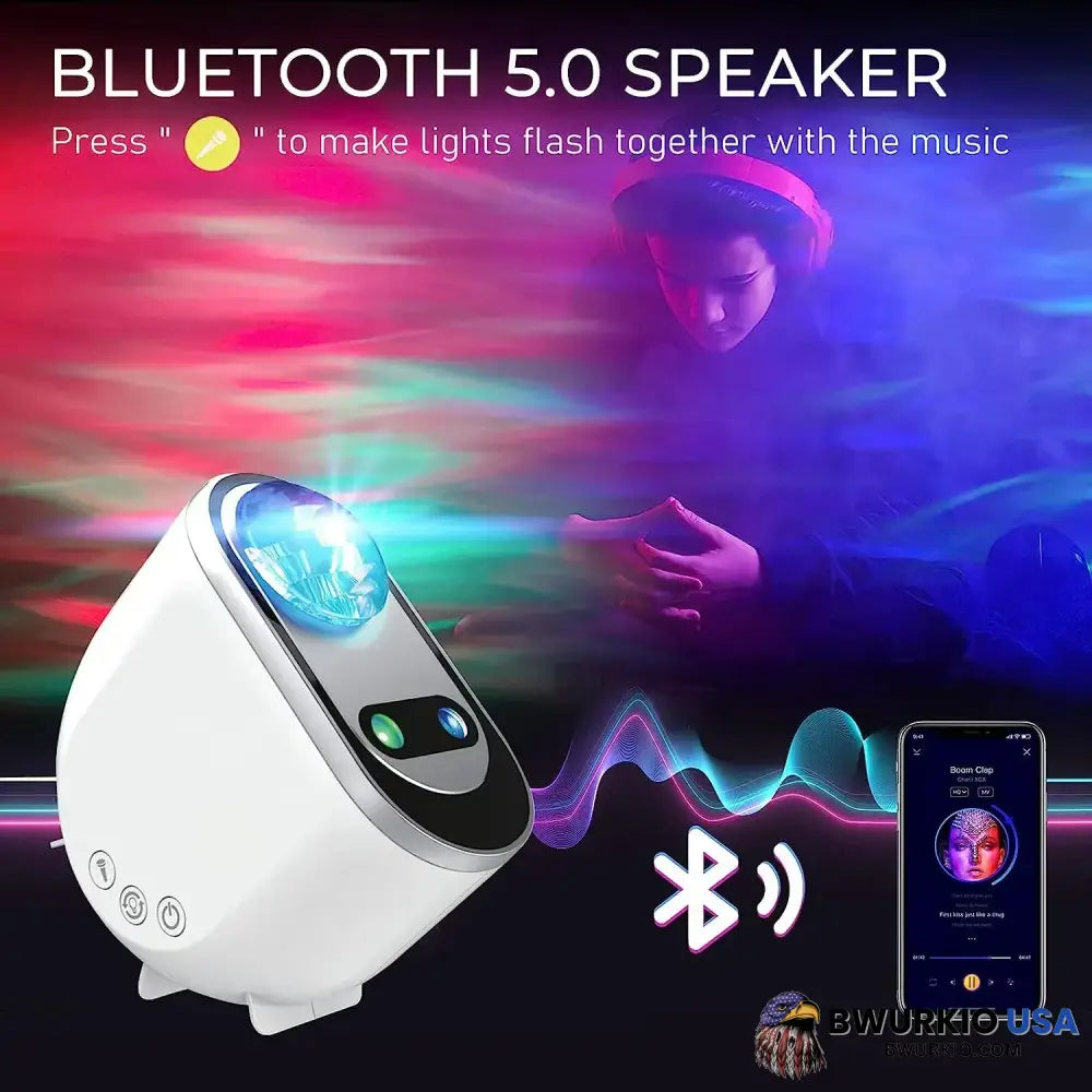 Aurora Northern Lights Projector With Built In Speaker