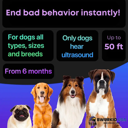 Bark Buster – Ultrasonic Dog Training And Anti Barking Device Easy Safe Humane!