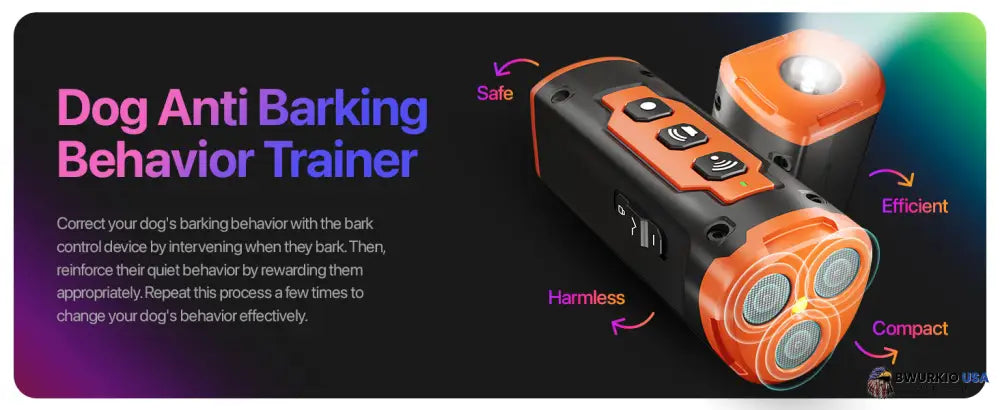 Bark Buster – Ultrasonic Dog Training And Anti Barking Device Easy Safe Humane!