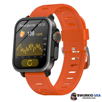 Bearscome Vee Bluetooth Call Ecg/Ekg Blood Oxygen Sleep Monitoring Music Smartwatch Smartwatch