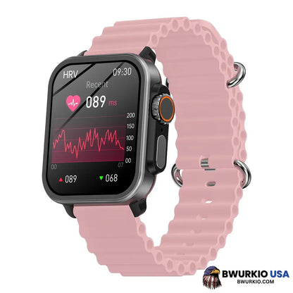 Bearscome Vee Bluetooth Call Ecg/Ekg Blood Oxygen Sleep Monitoring Music Smartwatch Smartwatch