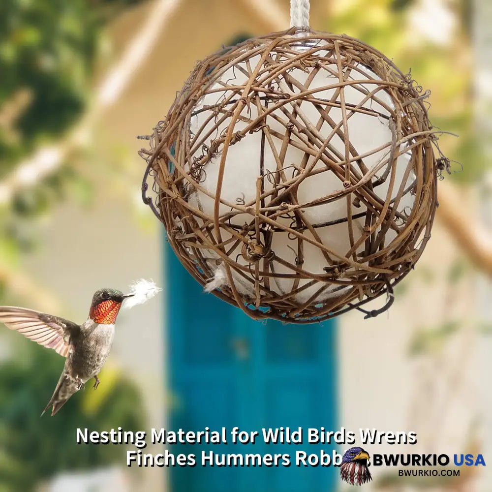 Bird Nesting Houses & Materials - Hand Made