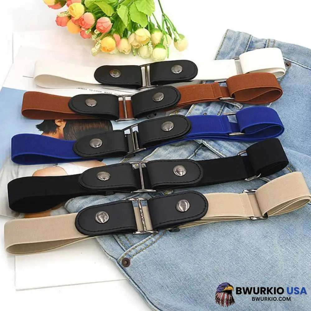 Buckle-Free Invisible Elastic Waist Belts Belt