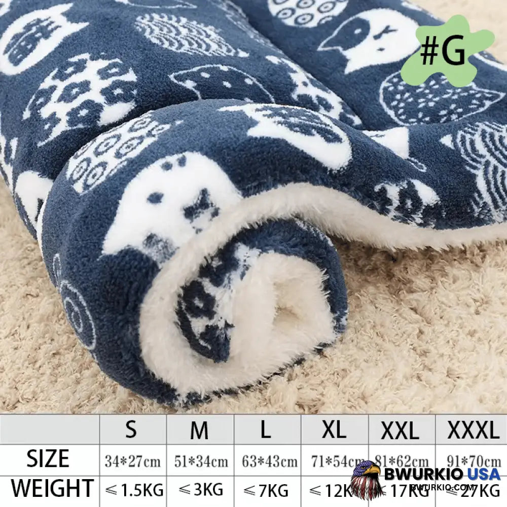 Calming Cat Blanket #G / S