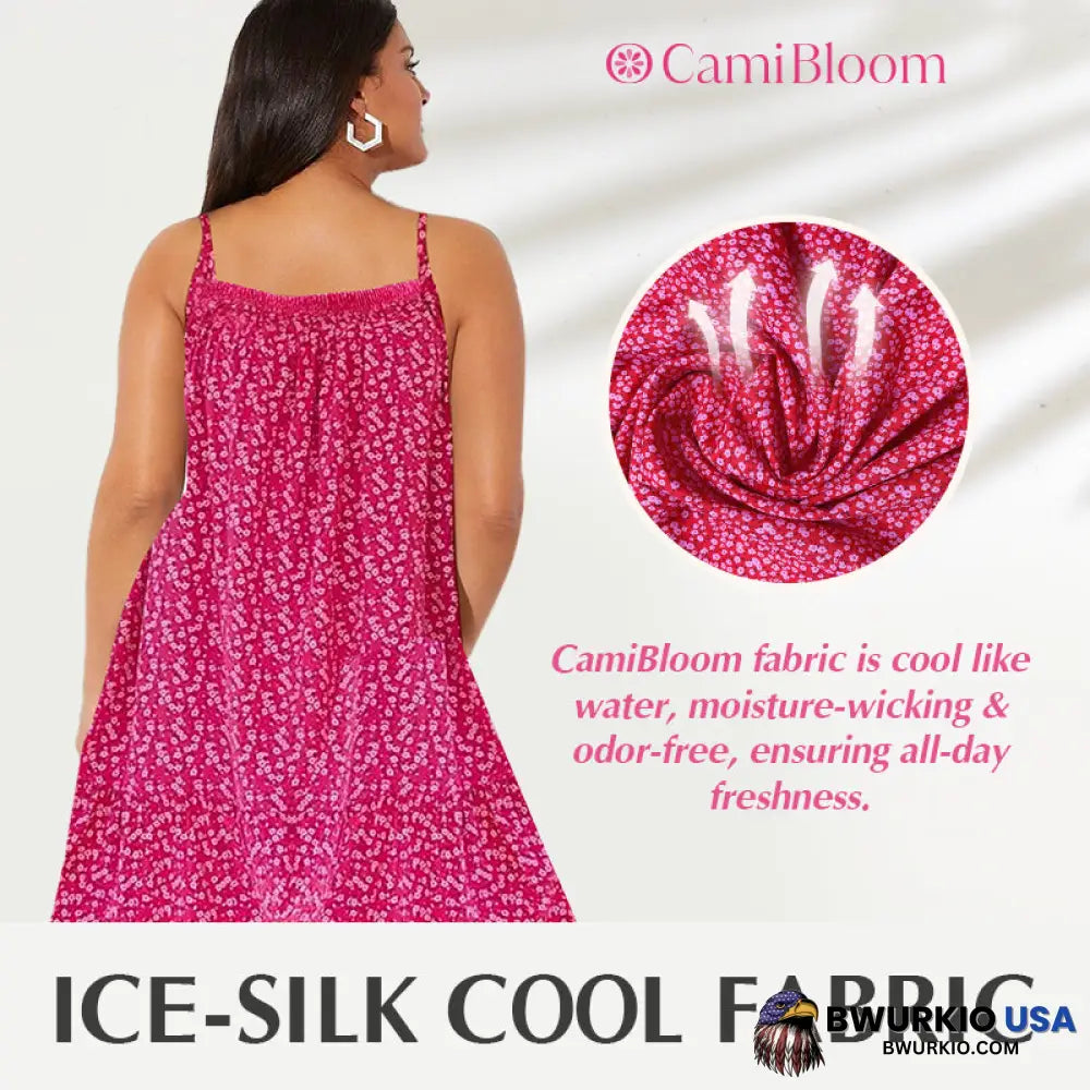 Camibloom Floral Printed Camisole Dress