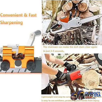 Chainsaw Chain Sharpening Jig