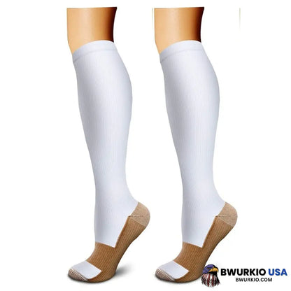 Copper Medic - Compression Socks 3 Pairs / White S/M 200004183