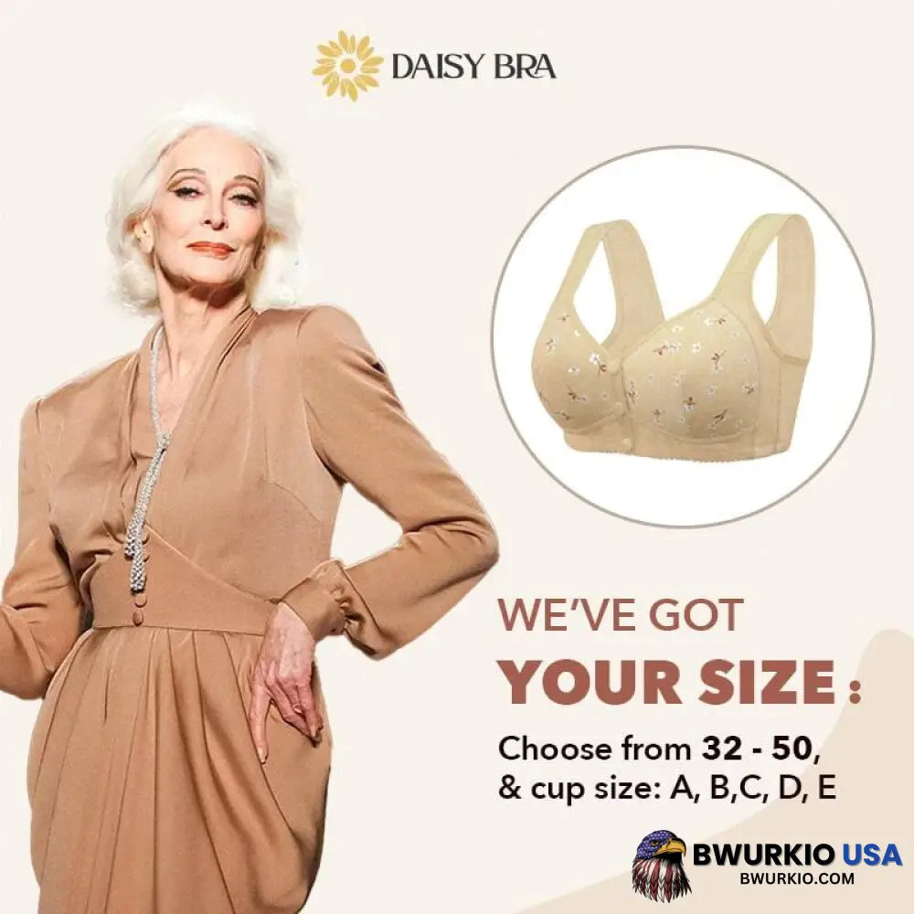 Daisy Bra Comfortable & Convenient Front Button