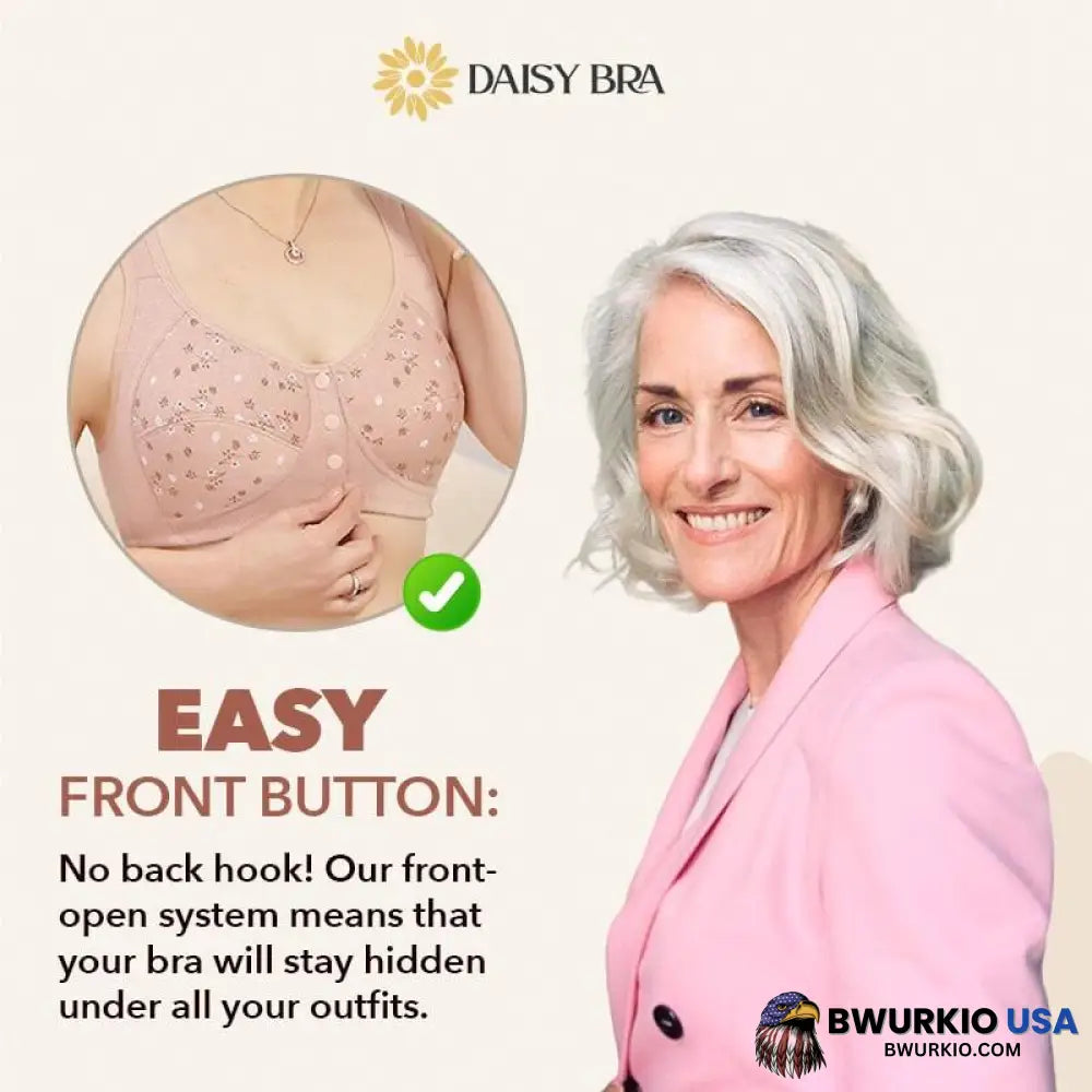 Daisy Bra Comfortable & Convenient Front Button