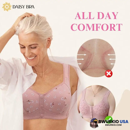 Daisy Bra Comfortable & Convenient Front Button