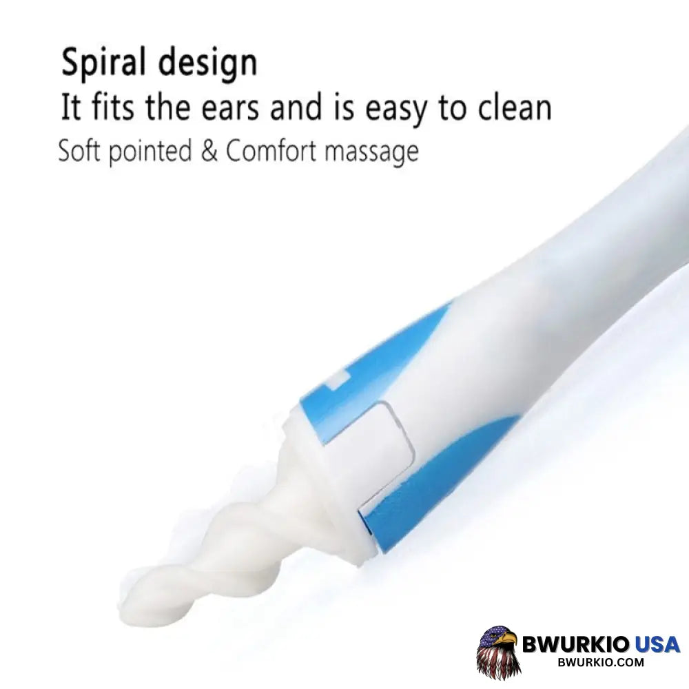 Ear Cleaner With Soft Silicone Tip Spiral Earwax