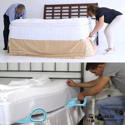 Ergonomic Mattress Wedge Elevator - Bed Making & Lifting Handy Tool Alleviate Back Pain