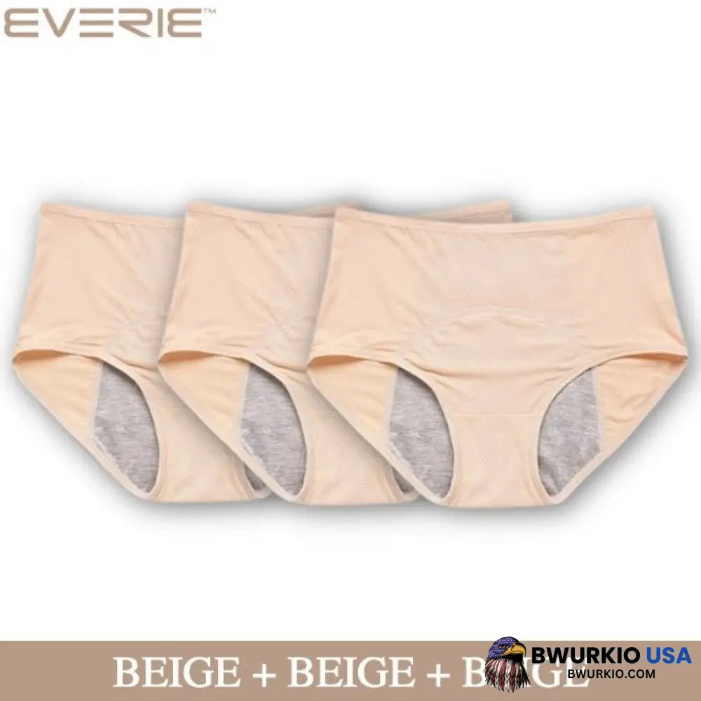 Everie Leakproof Underwear 3 Beige / L