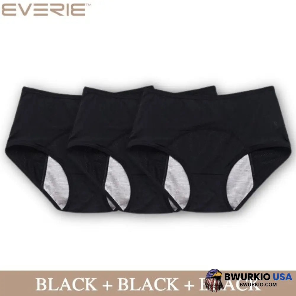 Everie Leakproof Underwear 3 Black / L