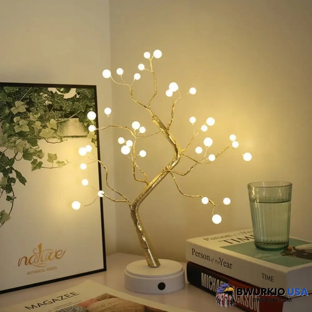 Fairy Light Spirit Tree Sunshine Pearls-36 Warm Leds