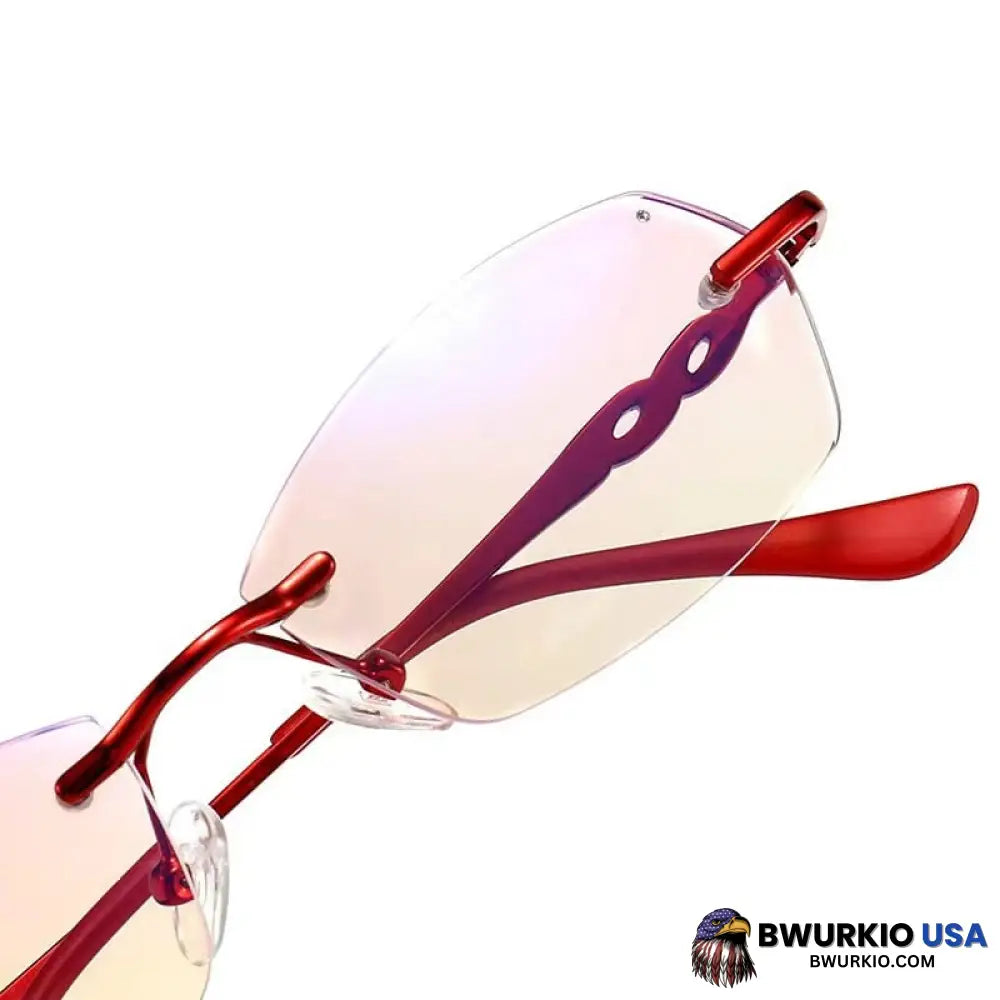 Foldflat Sapphire High Hardness Anti-Blue Progressive Far And Near Dual-Use Reading Glasses