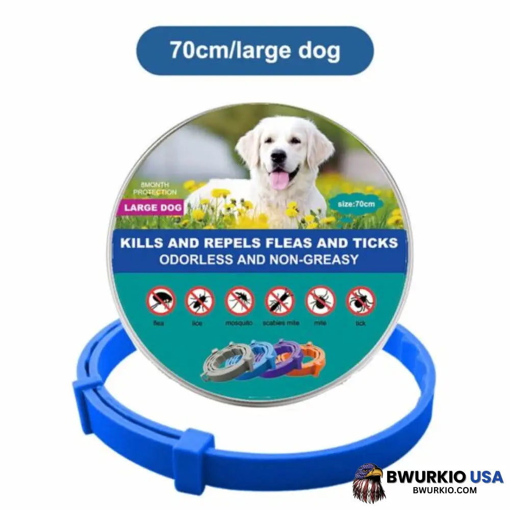 Furlife Flea And Tick Collar Blue / For Large Dogs