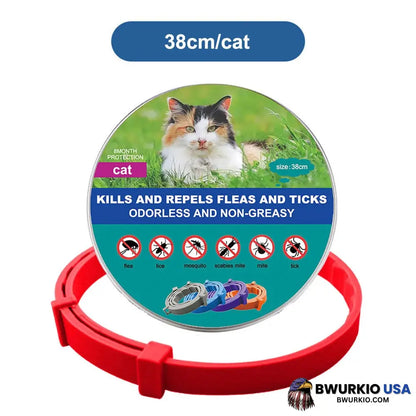 Furlife Flea And Tick Collar Rose Red / For Cats