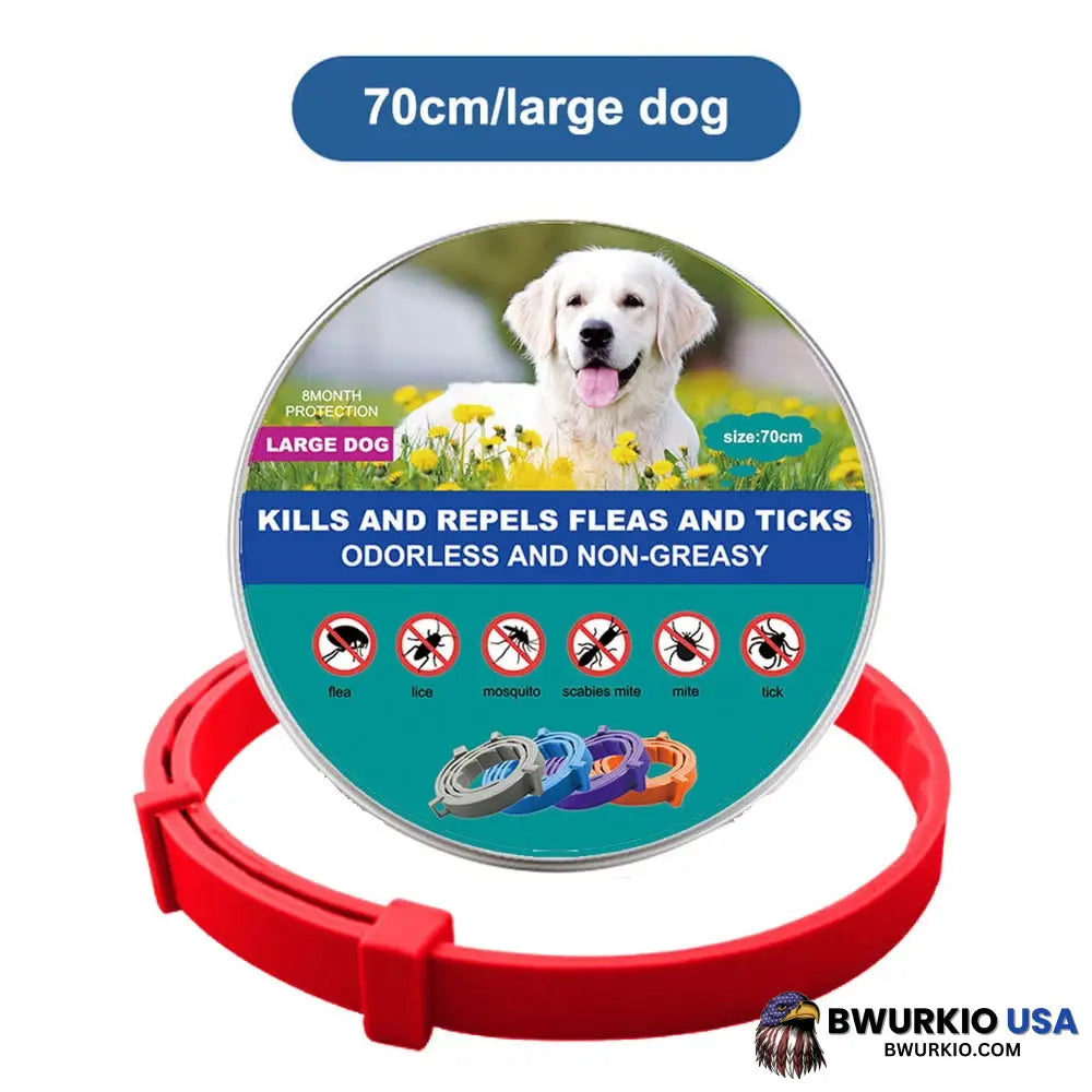 Furlife Flea And Tick Collar Rose Red / For Large Dogs