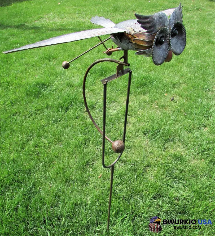 Garden Art-Bird Patio Decoration Flying Owl