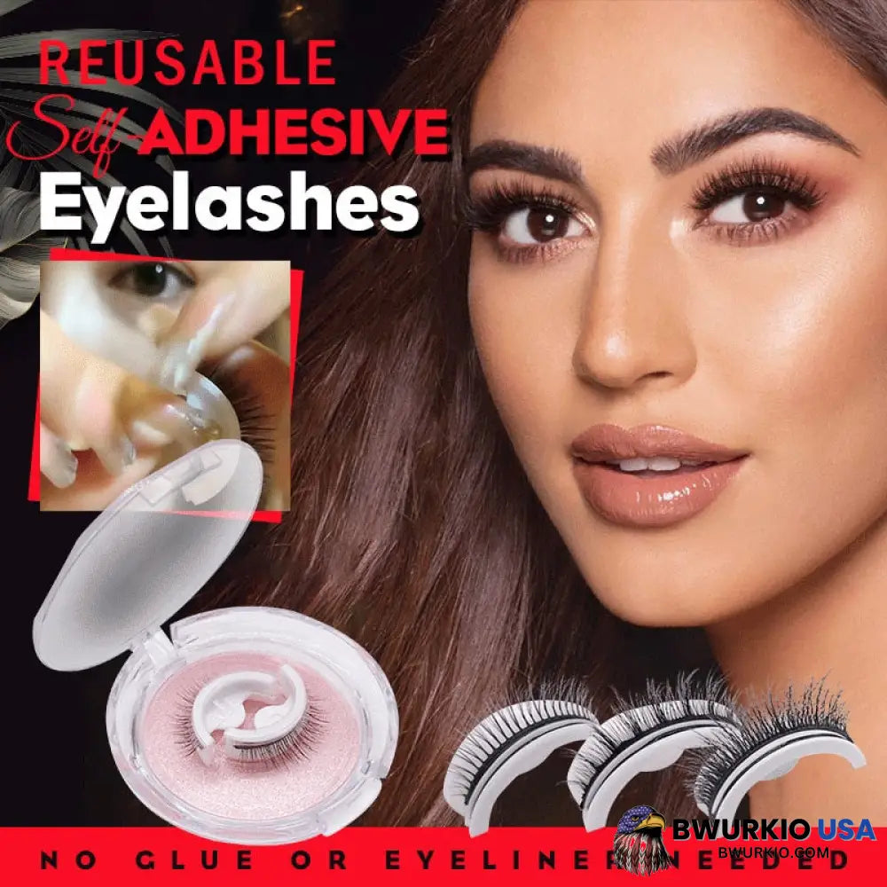 Glazylash Reusable Adhesive Eyelashes