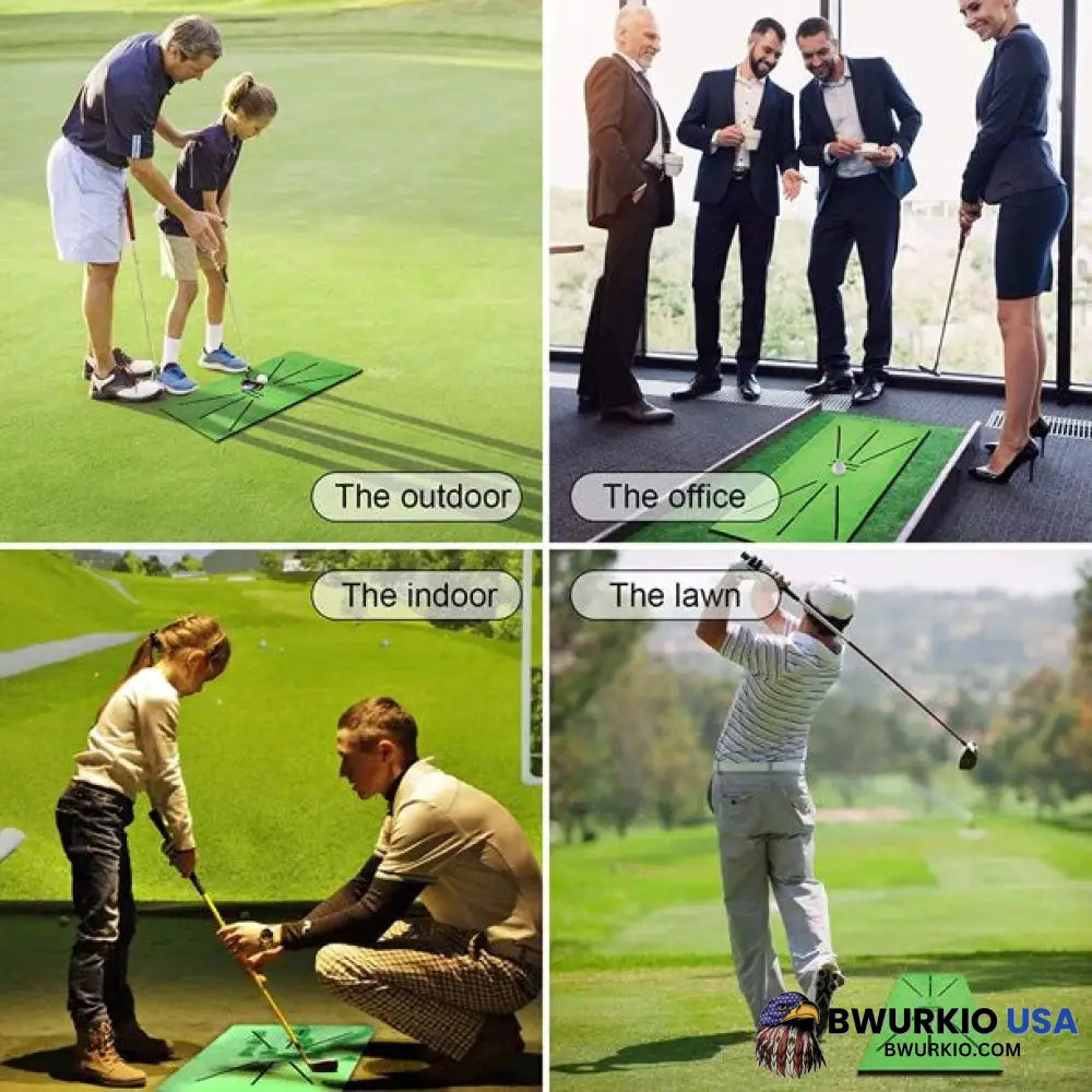 Golf Swing Trainer Mat - Get Instant Feedback On Your Swing!