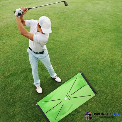 Golf Swing Trainer Mat - Get Instant Feedback On Your Swing!