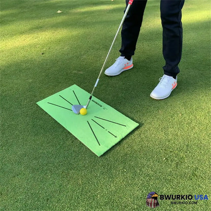 Golf Swing Trainer Mat - Get Instant Feedback On Your Swing! Classic