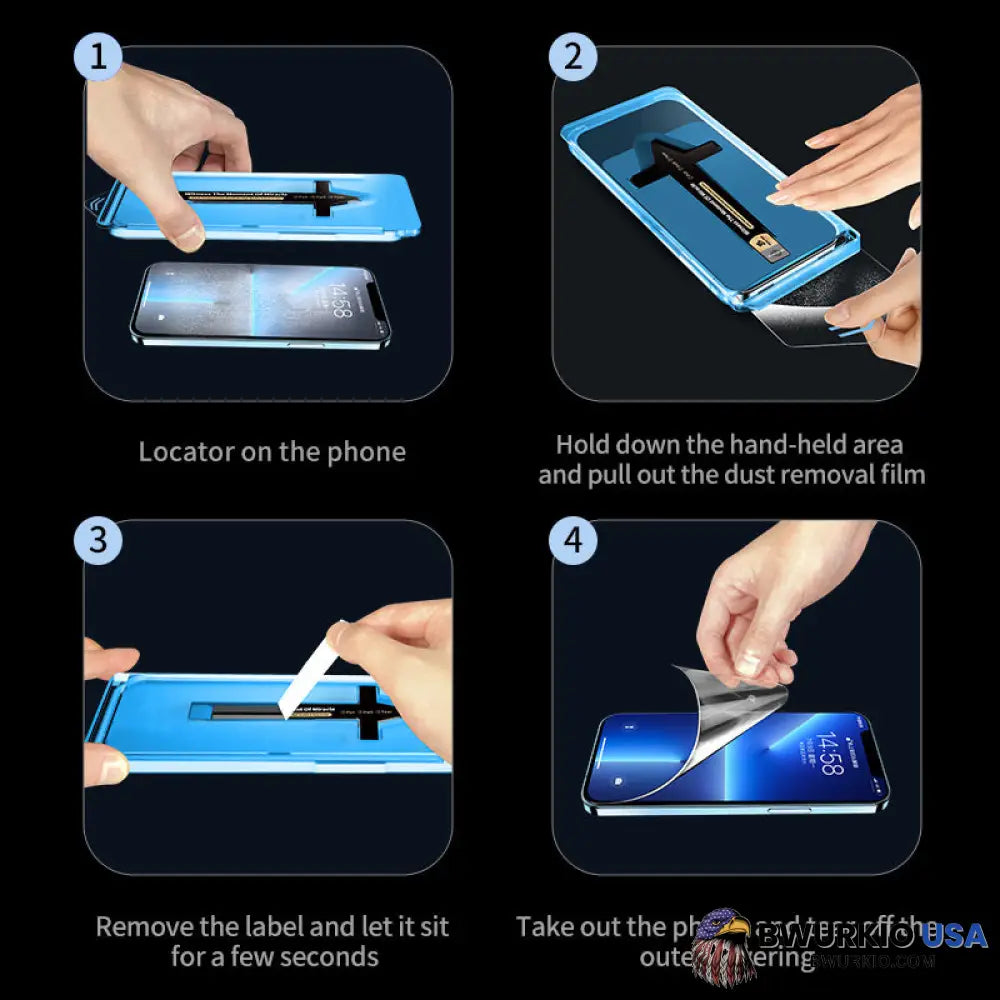 Invisible Artifact Screen Protector -Dust Free Without Bubbles