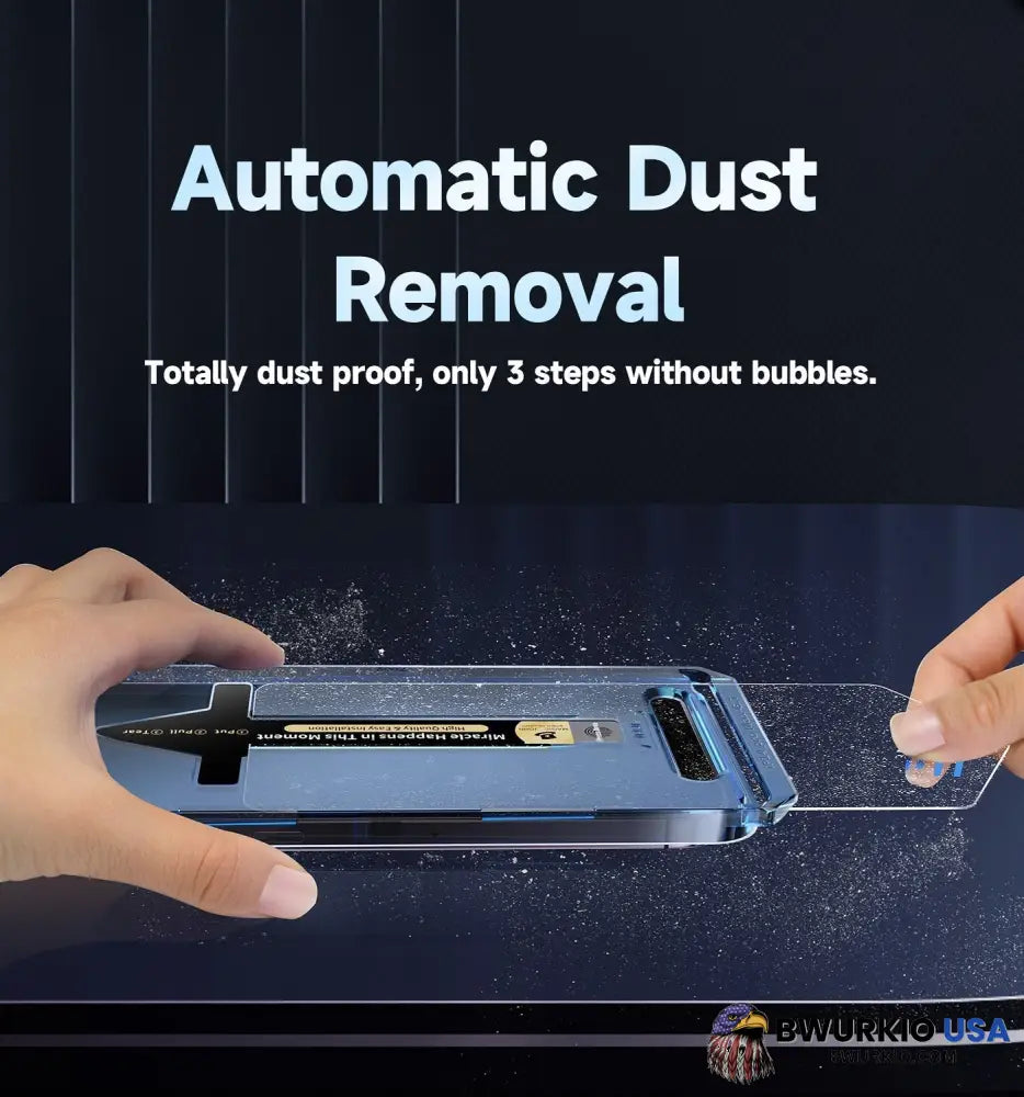 Invisible Artifact Screen Protector -Dust Free Without Bubbles