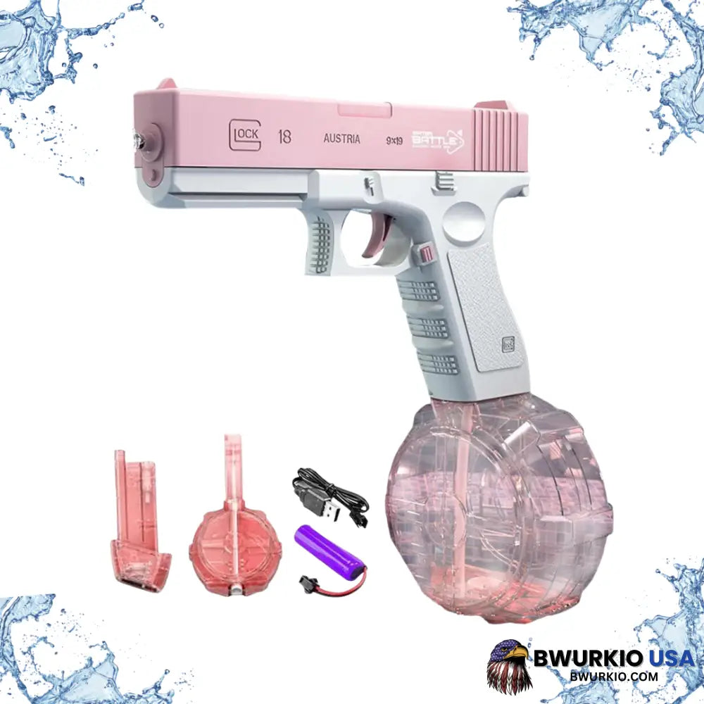 Island Aquastream Pink / Short+Drum Mags