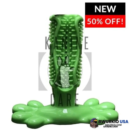 Kaninecare Dog Tooth-Brush (Regular And Extreme Chew) Green Chew / Medium