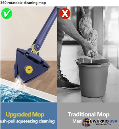 Last Day 70% Off 360 Rotatable Adjustable Cleaning Mop