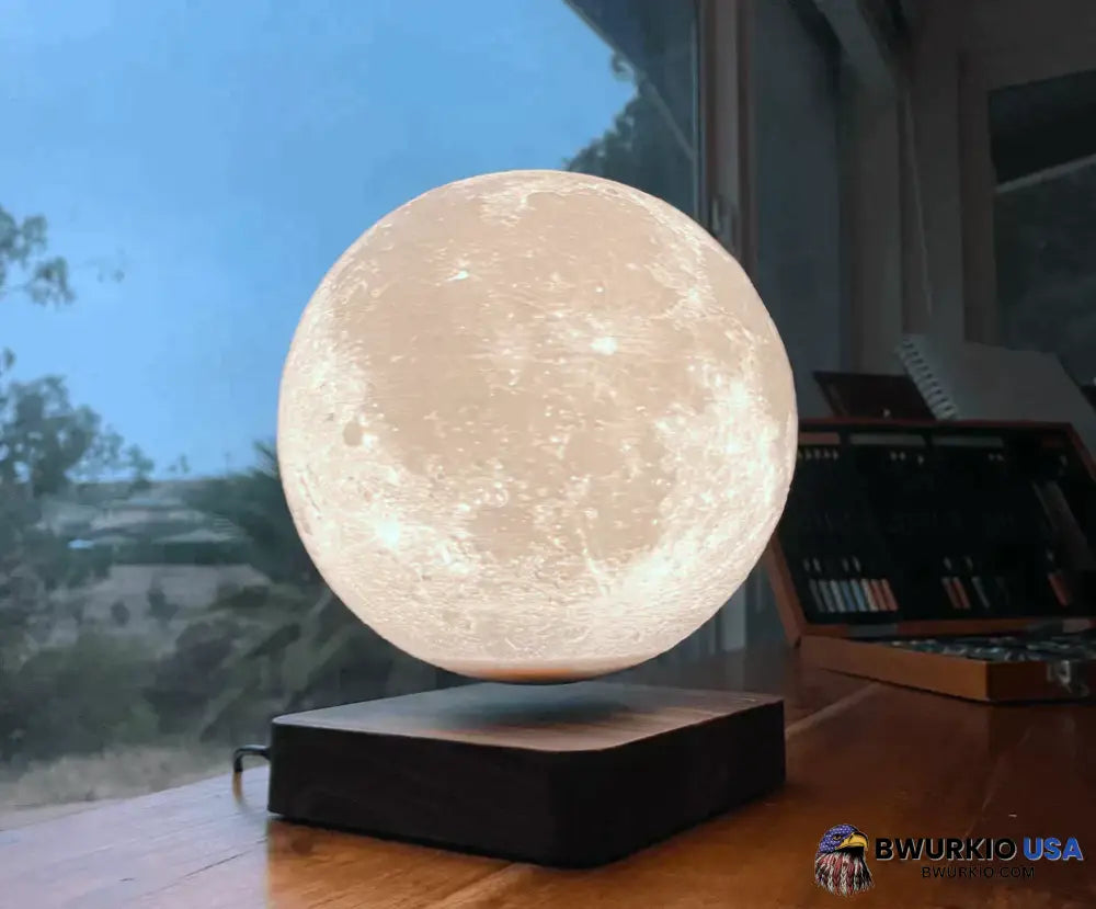 Levitating Moon Lamp Dark Brown / 5.5 Inch 14 Cm Diameter