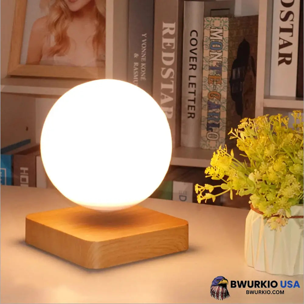 Levitating Moon Lamp Light Brown / 5.5 Inch 14 Cm Diameter