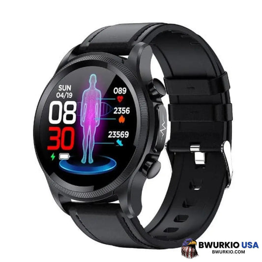 Libiyi Diabetes Watch Black Leather / Only Smartwatch