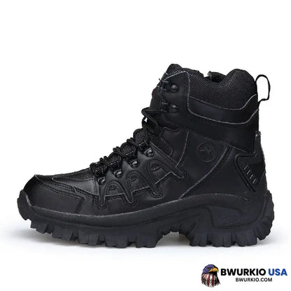 Men Outdoor Waterproof Non-Slip Hiking Boots Combat