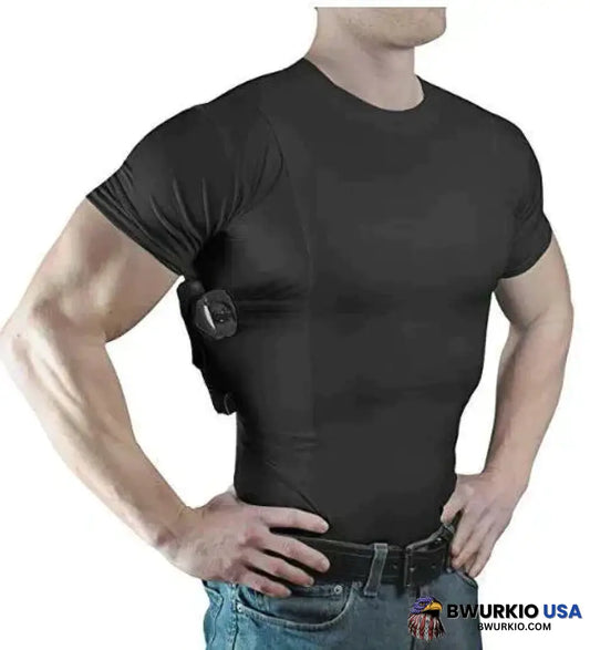 Men/Womens Concealed Carry T-Shirt Holster Black / S