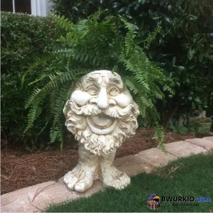 Mugglys Face Statue Planter Bearded Ollie