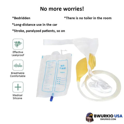 Portable And Wearable Urine Bag Collector