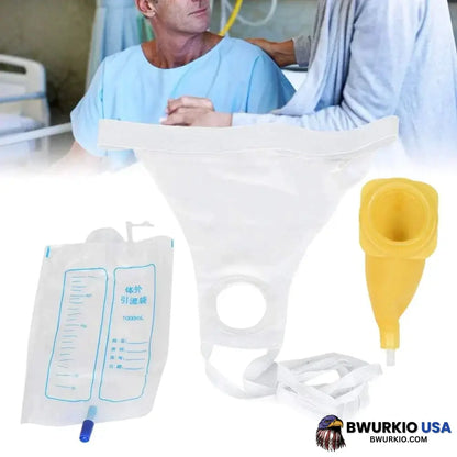 Portable And Wearable Urine Bag Collector For Men