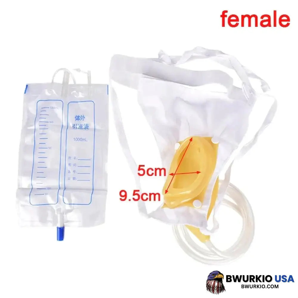 Portable And Wearable Urine Bag Collector For Women