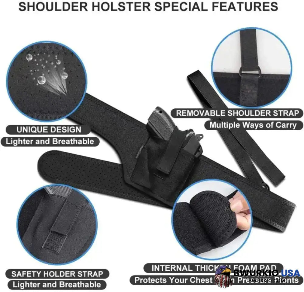 Praetorian Vertical Shoulder And Belly Holster