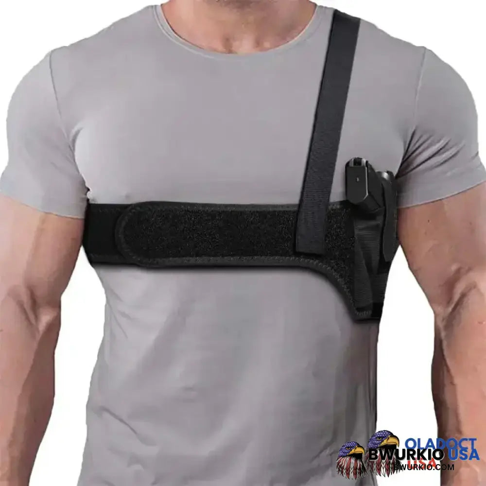 Praetorian Vertical Shoulder And Belly Holster Left Hand Draw / Up To 51’ Chest