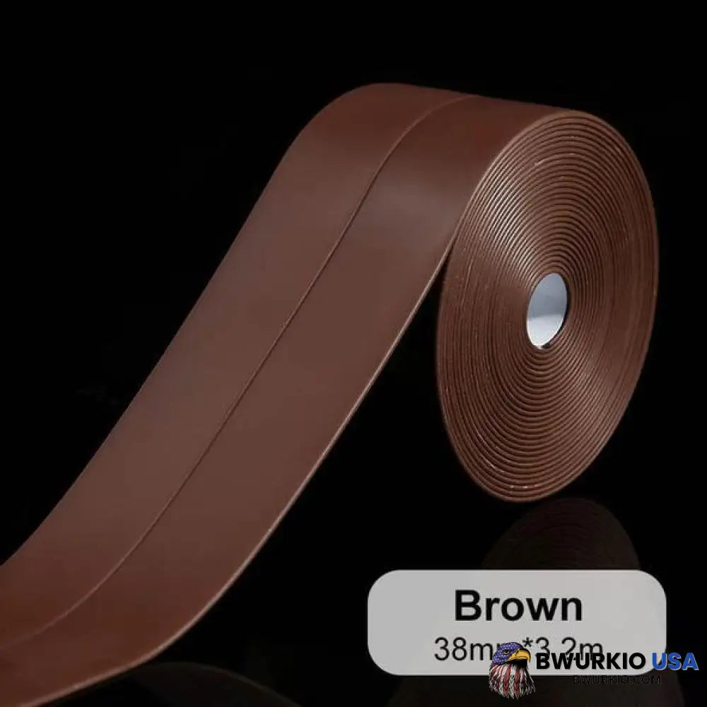 Professional Self-Adhesive Caulk Strip-(Anti-Mildew Tape)10.5Ft/126 Inches Brown 59 In Stock / Width